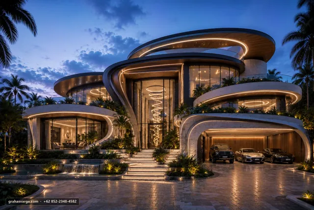 Arsitektur untuk Kabupaten Indragiri Hilir. — pandangan arsitektur 3